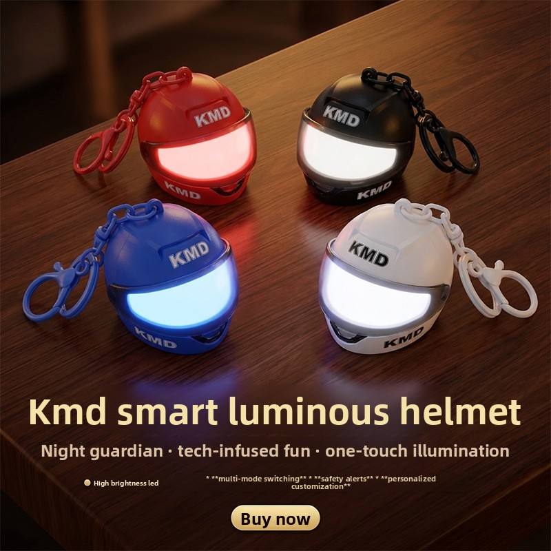 🏍️ Mini Helmet Keychain 🔑✨Import