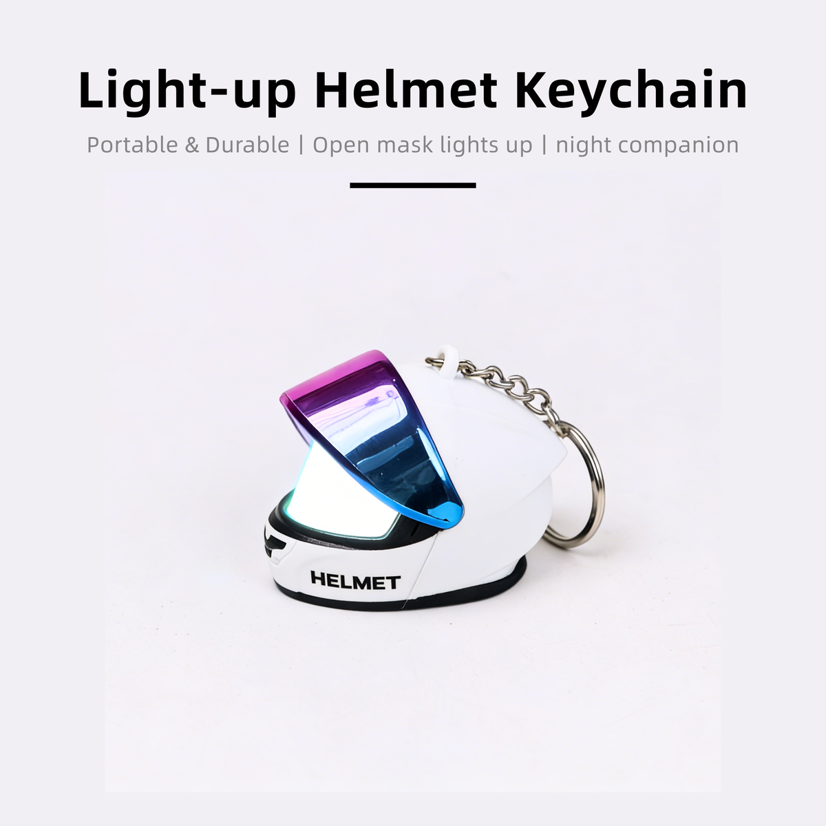 🏍️ Mini Helmet Keychain 🔑✨Import