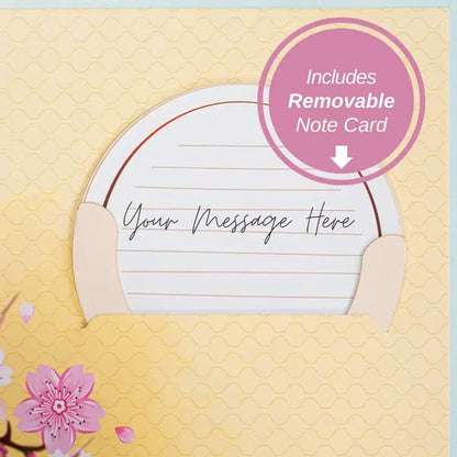 Flower Pop-Up Card– Personalized Love Message & Everlasting Bloom