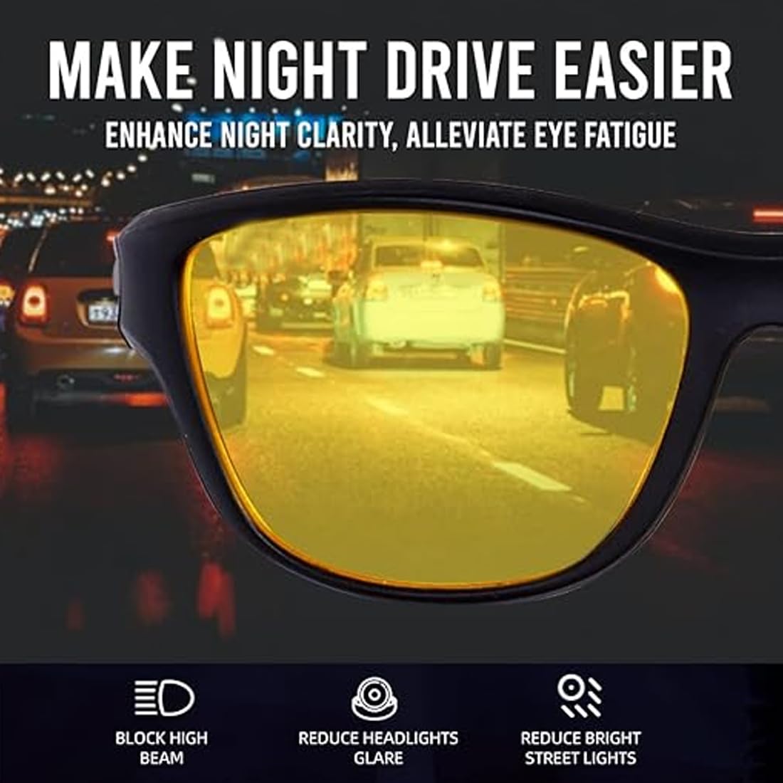 NightGuard Anti-Glare Driving Glasses