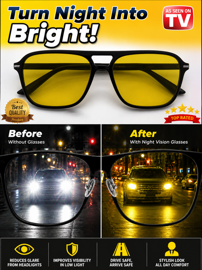NightGuard Anti-Glare Driving Glasses
