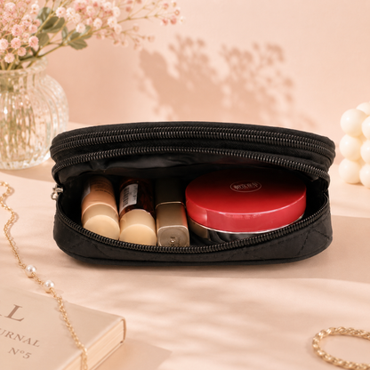 GlamVault Travel Makeup Bag
