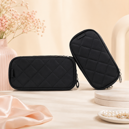 GlamVault Travel Makeup Bag