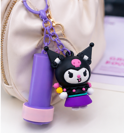 Kuromi projector keychain